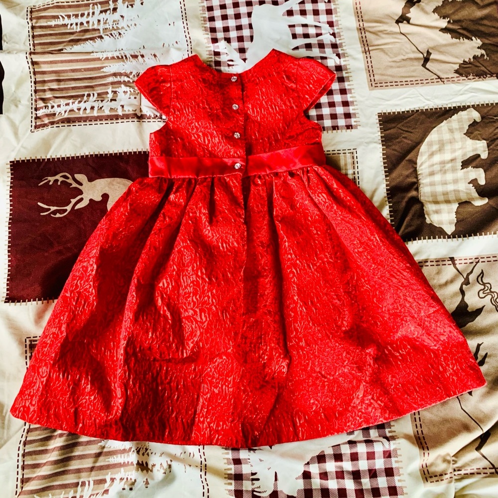 Camila crisp red dress 5T